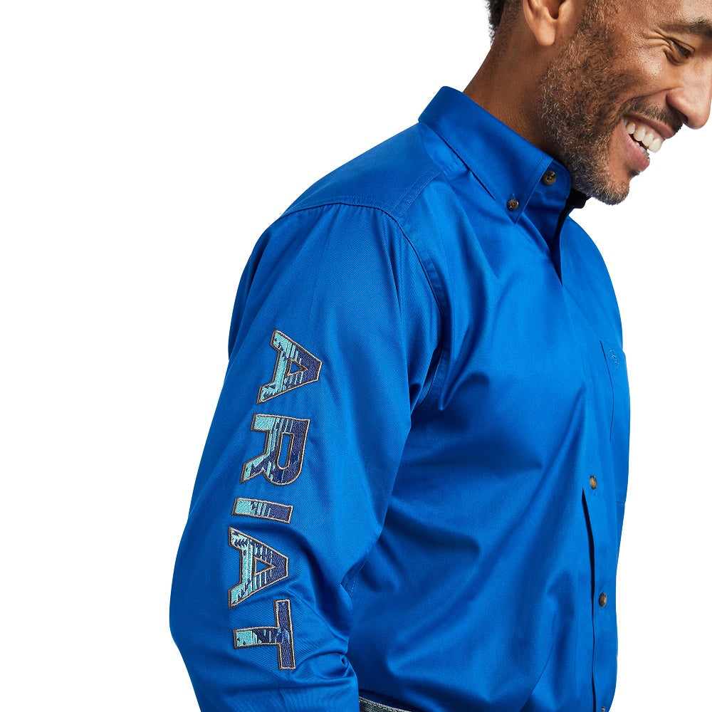 Ariat Mens Shirt | Team Logo Twill | Turkish Sea