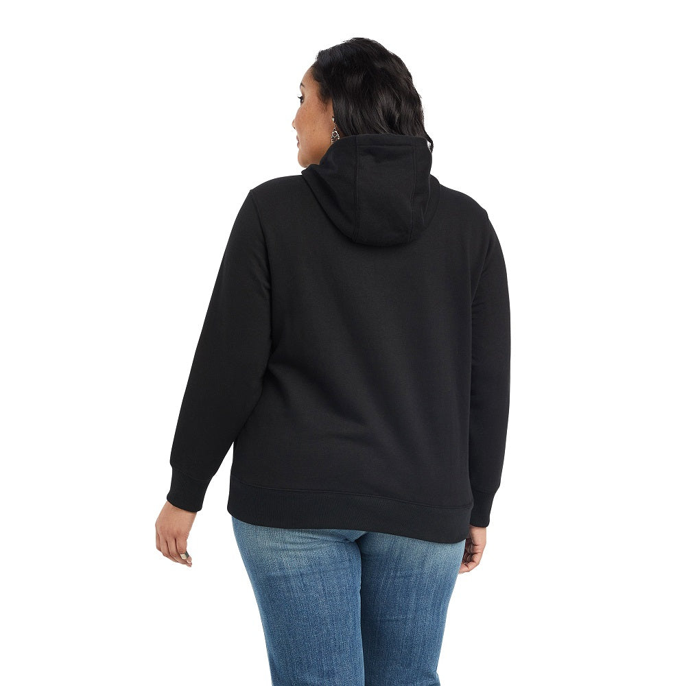 Ariat Womens Hoodie | Real Sequin Logo | Black