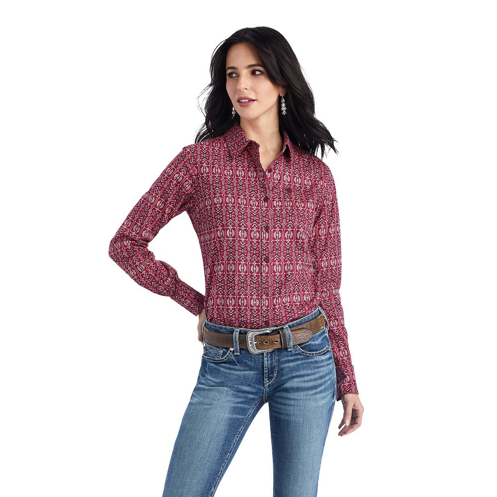 Ariat Womens Shirt | Real Stretch Kirby | Alma Multi