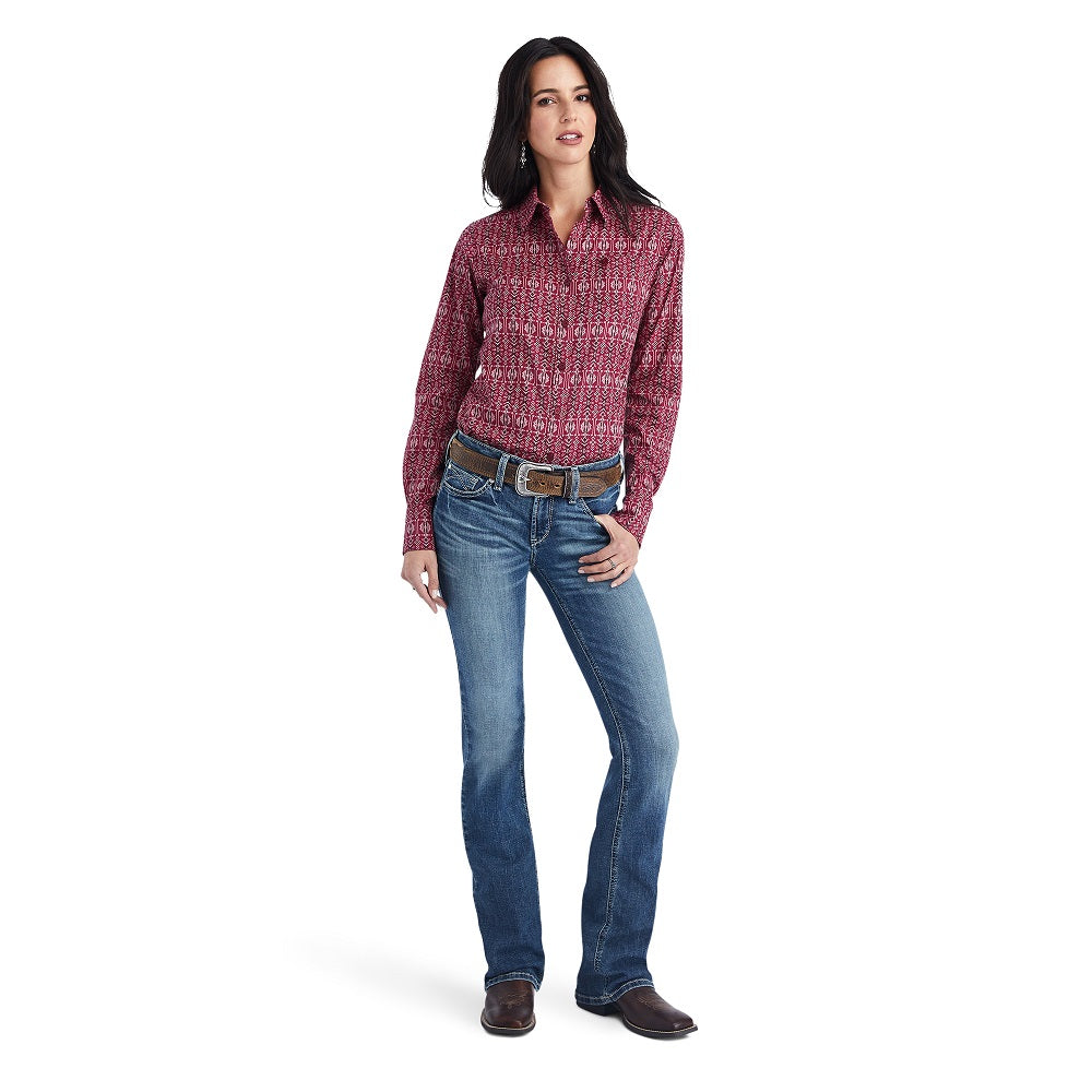 Ariat Womens Shirt | Real Stretch Kirby | Alma Multi
