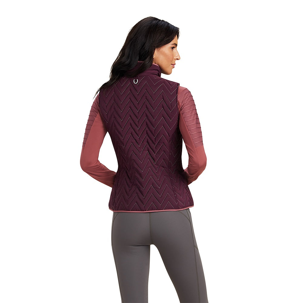 Ariat Womens Vest | Ashley | Mulberry Brown