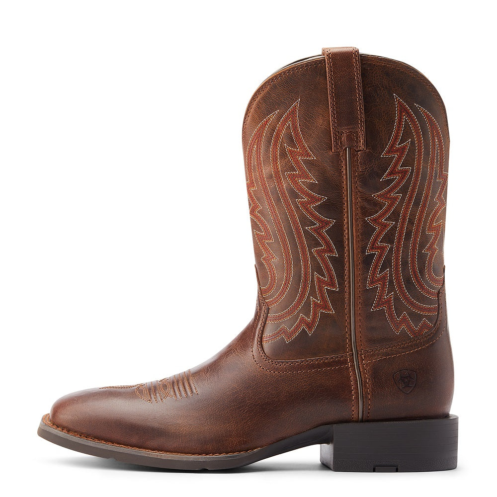 Ariat Mens Western Boots | Sport Big Country | Almond Buff