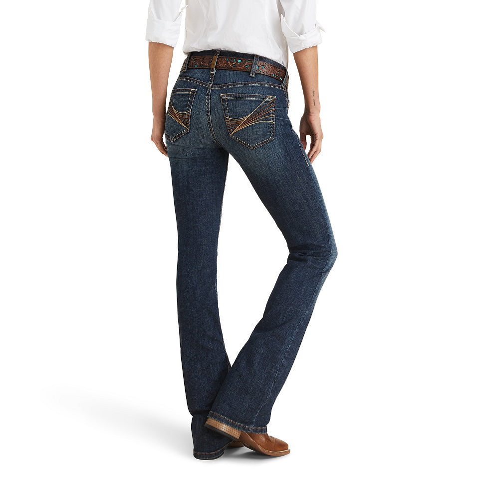 Ariat Womens R.E.A.L™ Jeans | Mid Rise Boot Cut | Amora Pasadena | Long Leg
