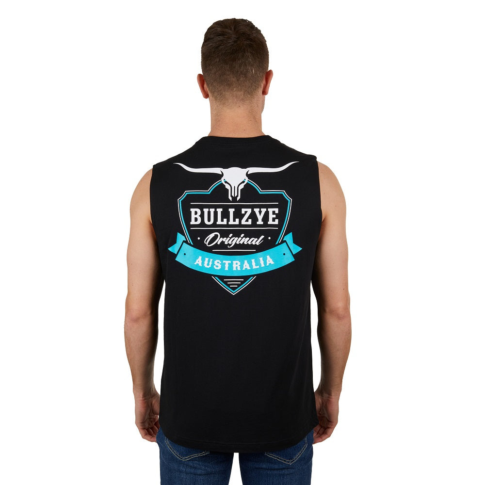 Bullzye Mens Tank | Nestor | Black