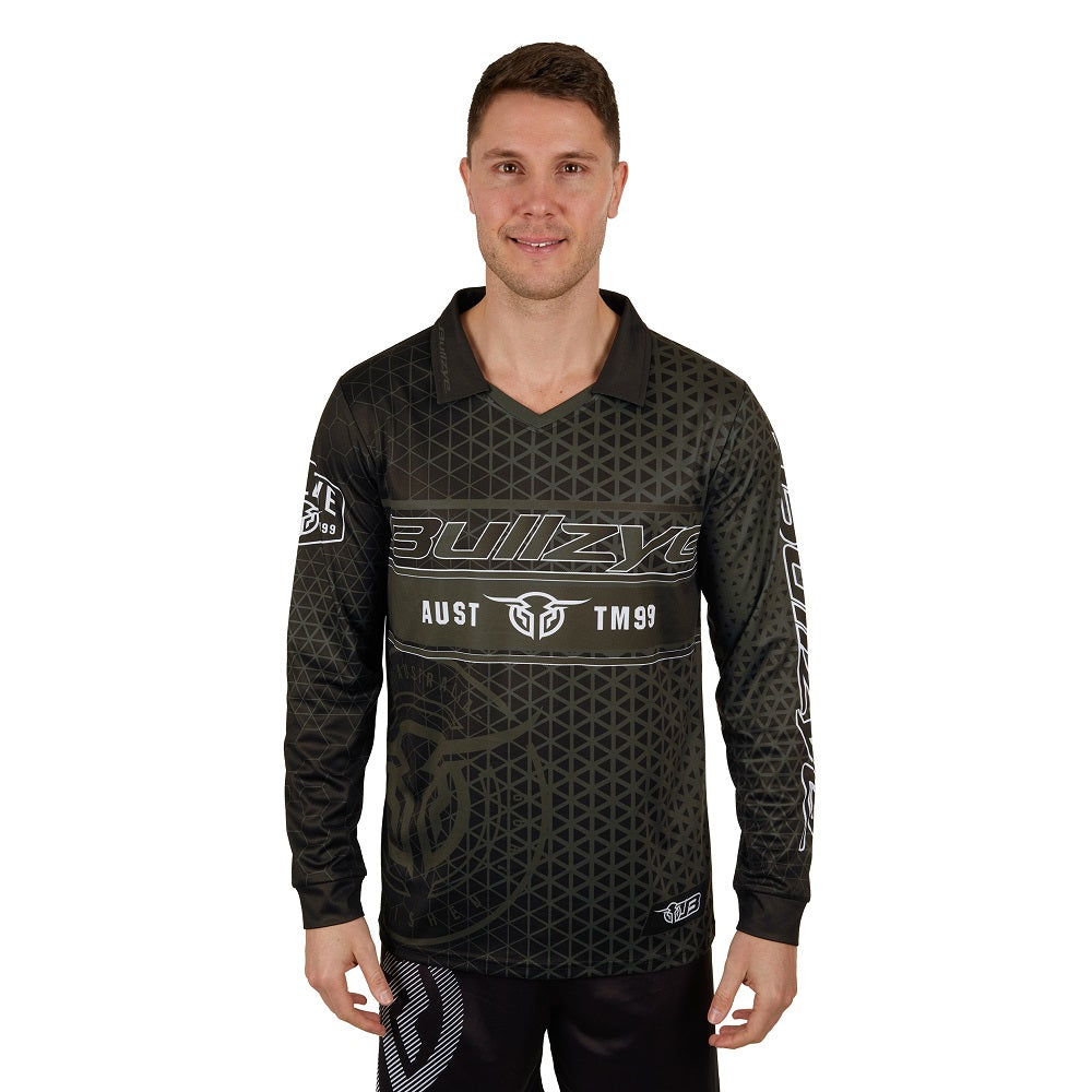 Bullzye Mens T-Shirt | Peter | Black / Green