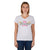 Bullzye Womens T-Shirt | Wings | White Marle