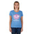 Bullzye Womens T-Shirt | Ditsy | Heritage Blue