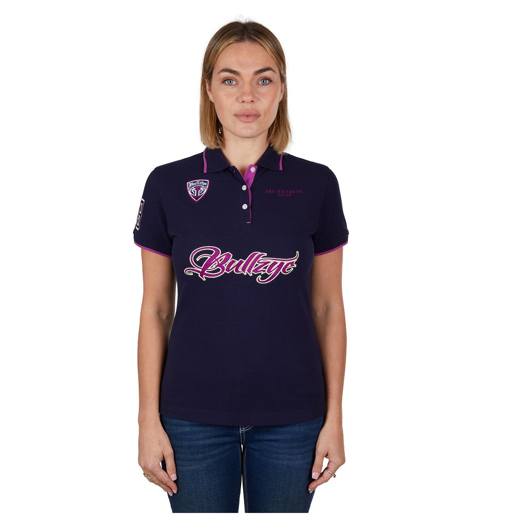 Bullzye Womens Polo | Belle | Navy