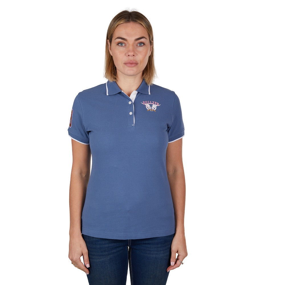Bullzye Womens Polo | Heidi | Steel Blue