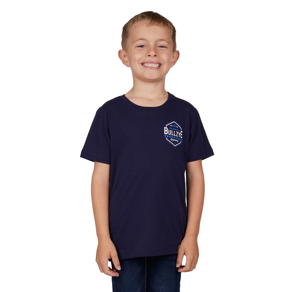 Bullzye Boys T-Shirt | Mark | Navy