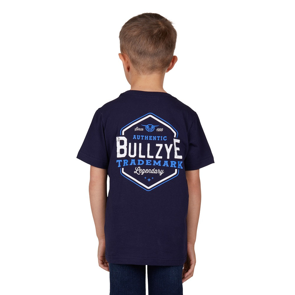 Bullzye Boys T-Shirt | Mark | Navy