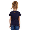Bullzye Girls T-Shirt | Heart | Navy