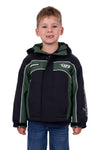 Pure Western Boys Jacket | Bazooka | Black / Green