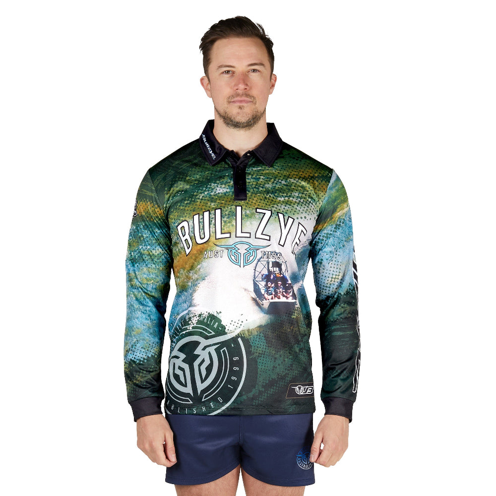 Bullzye Mens Fishing T-Shirt | Rowdy | Multi