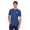 Bullzye Mens T-shirt | Anderson | Blue Steel