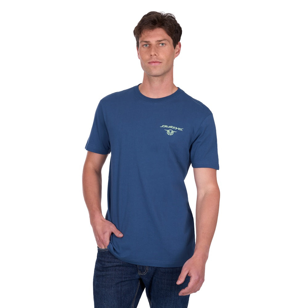 Bullzye Mens T-shirt | Anderson | Blue Steel