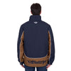 Mens Bullzeye Jacket | Bazooka | Navy / Tan