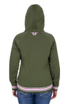 Bullzye Womens Zip Hoodie | Brooks | Green