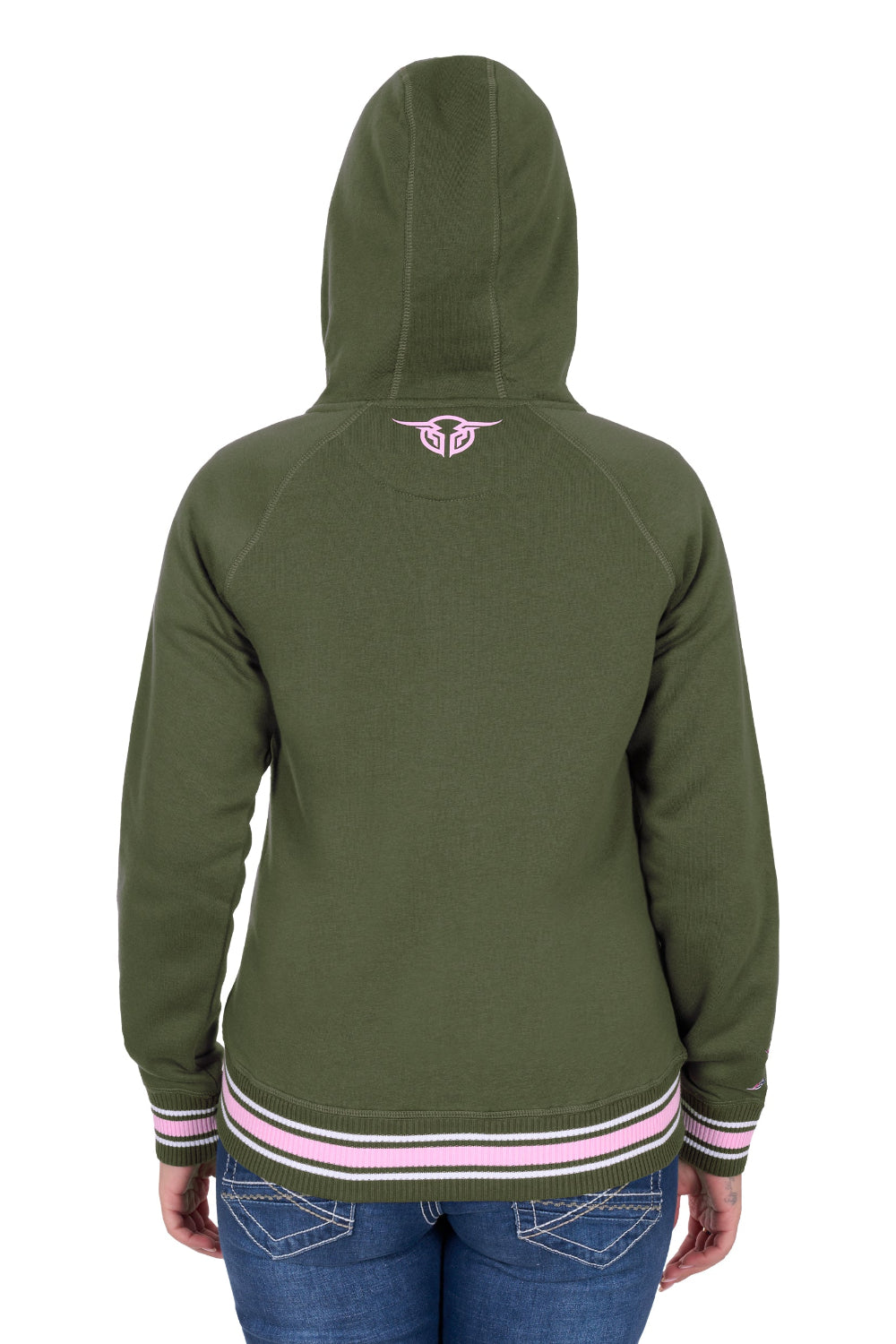 Bullzye Womens Zip Hoodie | Brooks | Green
