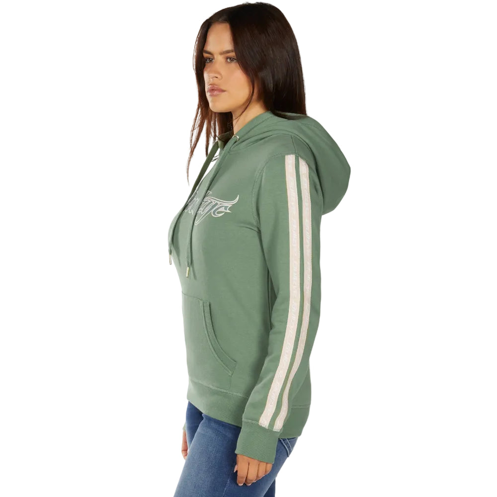 Bullzye Womens Hoodie | Rhea | Moss