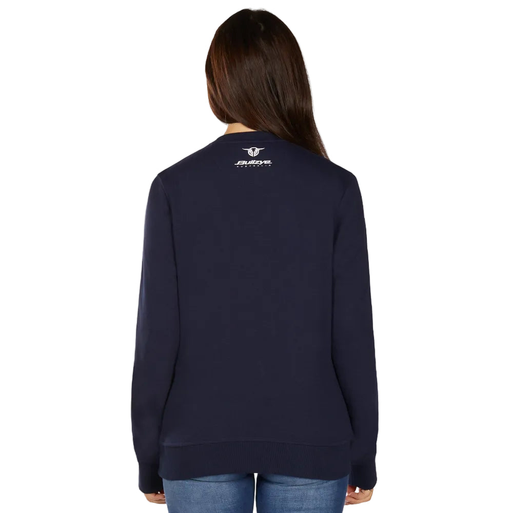 Bullzye Womens Crew | Ellie | Navy