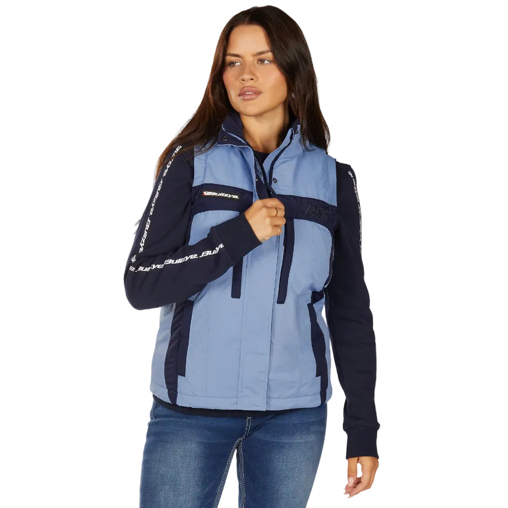 Bullzye Womens Vest | Carla | Navy / Light Blue