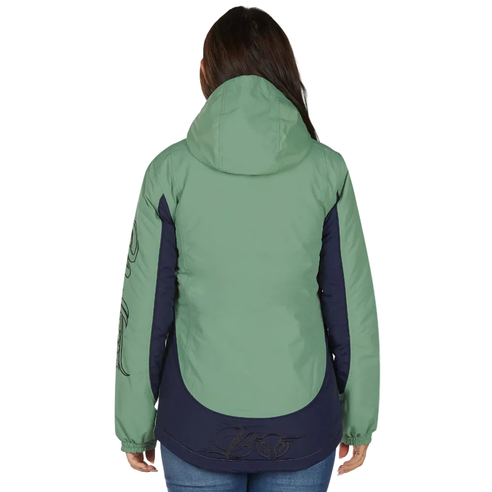 Bullzye Womens Jacket | Carla | Moss / Navy