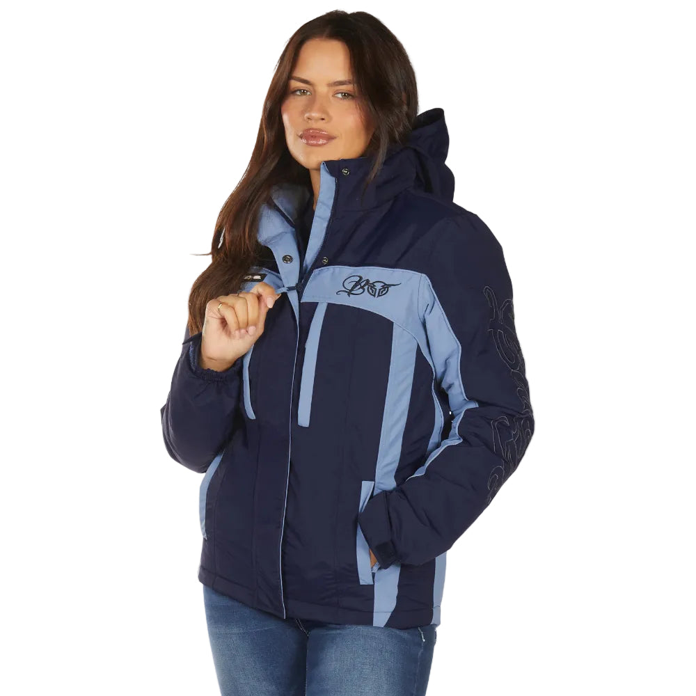 Bullzye Womens Jacket | Carla | Navy / Light Blue