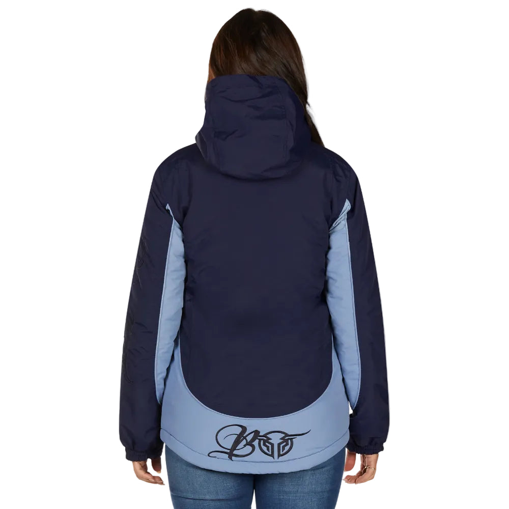 Bullzye Womens Jacket | Carla | Navy / Light Blue