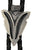 Bolo Tie Arrowhead with Black Enamel Inserts