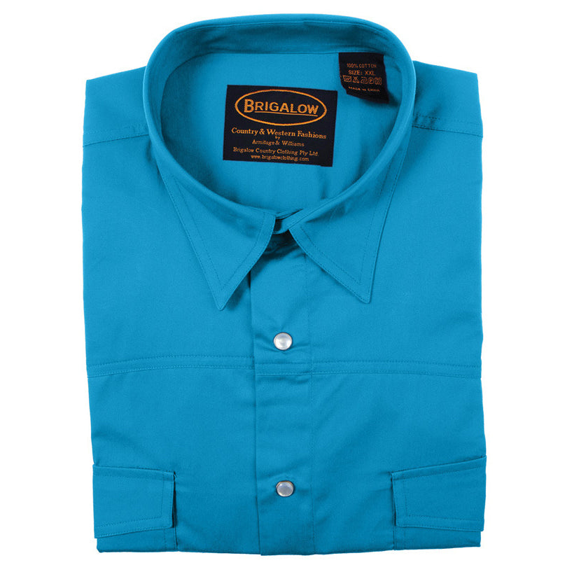 Brigalow Mens Cotton Dress Shirt