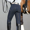 Earlwood Winter Riding Tights | Chill | Navy with Gel Seat