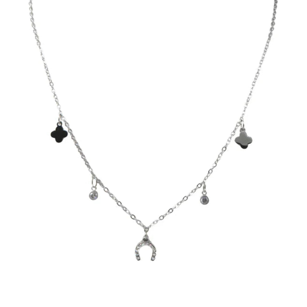 Ziggy Necklace | Steel