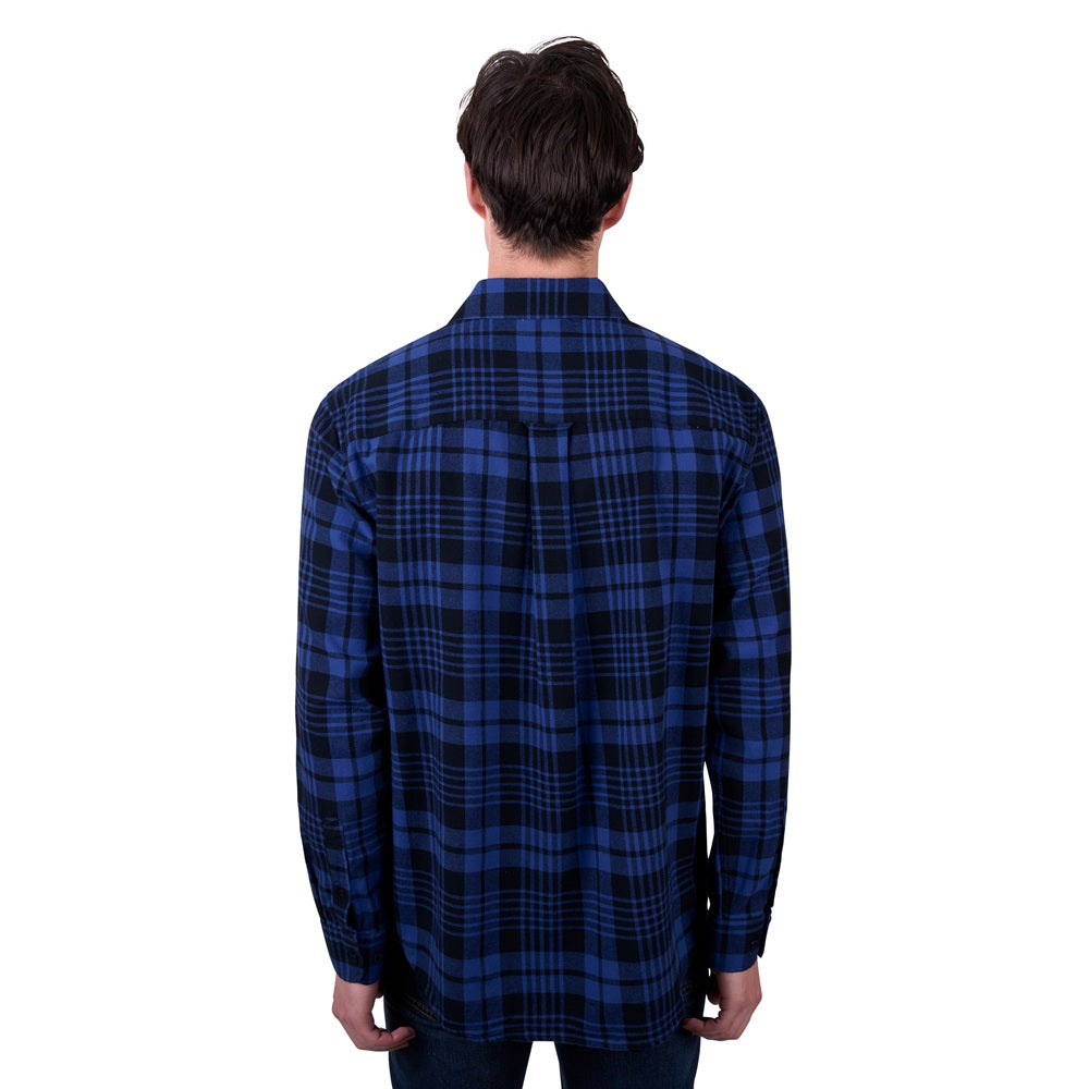 Dux Back Mens Thermal Shirt | Peyton | Navy / Royal