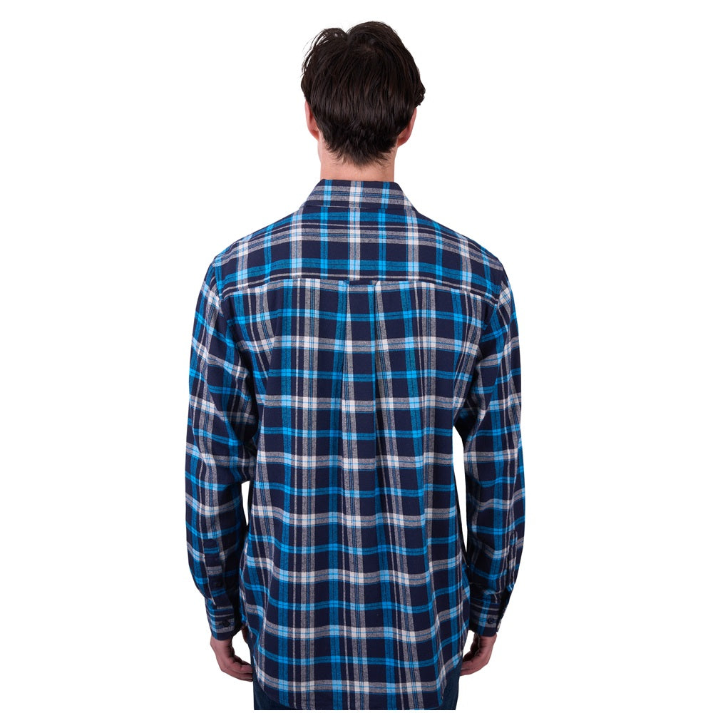 Dux Back Mens Thermal Shirt | Brock | Navy / Blue