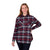 Dux Back Womens Thermal Shirt | Mina | Red / Navy