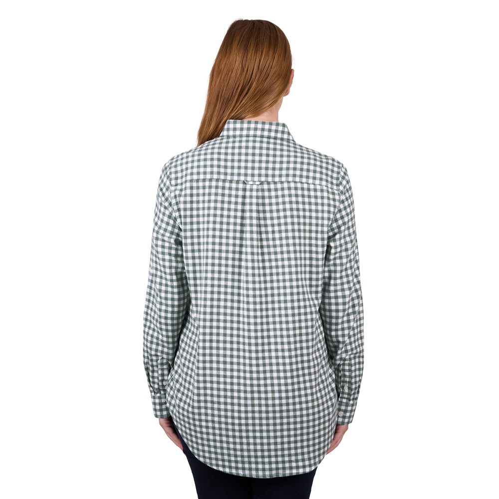 Dux Back Womens Thermal Shirt | Seiby | Green