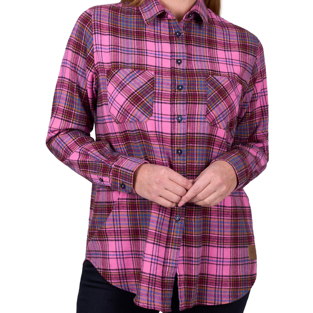 Dux Back Womens Thermal Shirt | Jada | Pink