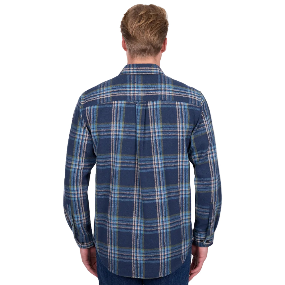 Dux Bak Mens Thermal Shirt | Camden | Navy / Teal