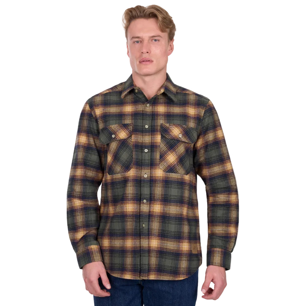 Dux Bak Mens Thermal Shirt | Micha | Khaki / Tan