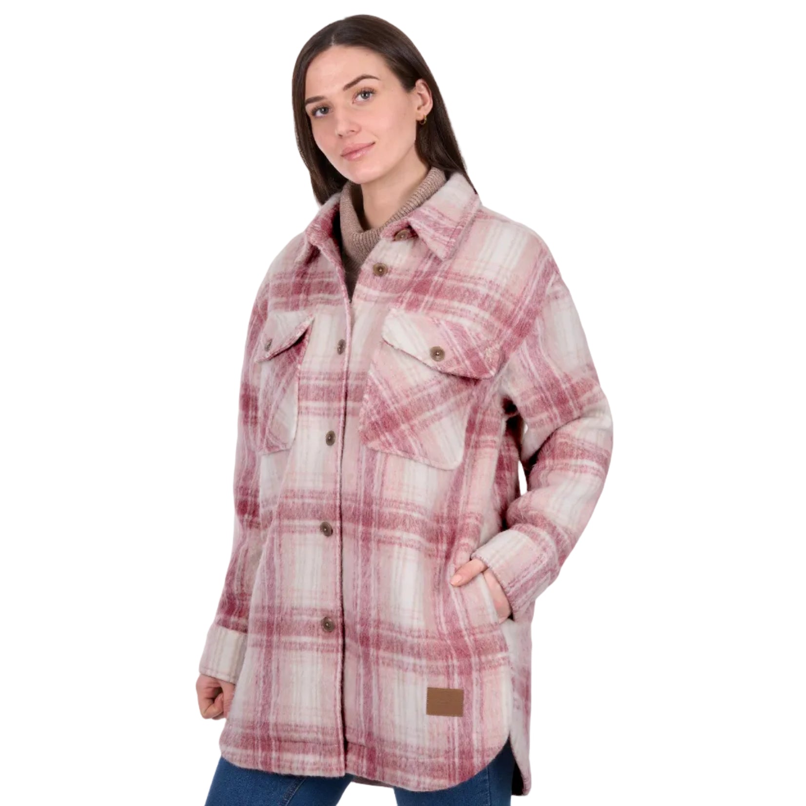 Dux Bak Womens Overshirt | Elk | Pink