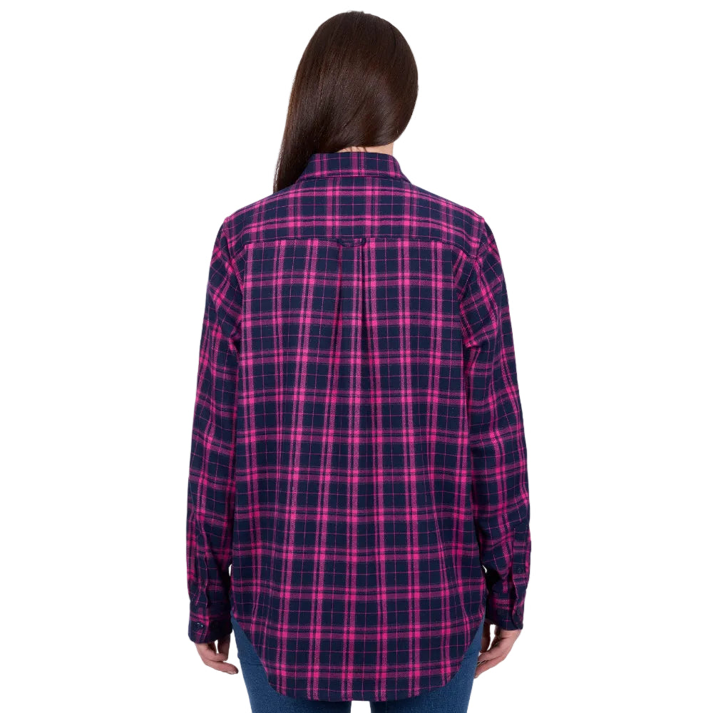 Dux Bak Womens Thermal Shirt | Sybel | Pink / Navy