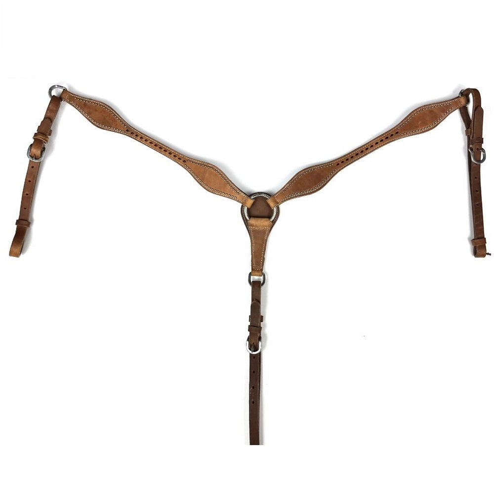 Ezy Ride Breastplate Shaped with lace and Dots Harness