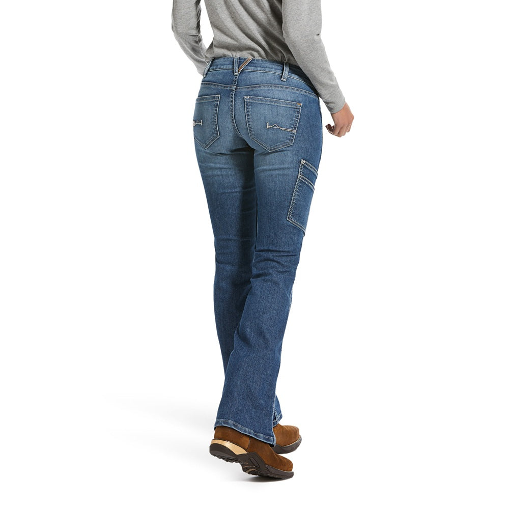 Ariat Womens Rebar Jeans | Durastretch Bootcut | Raven Sofia | Regular Leg
