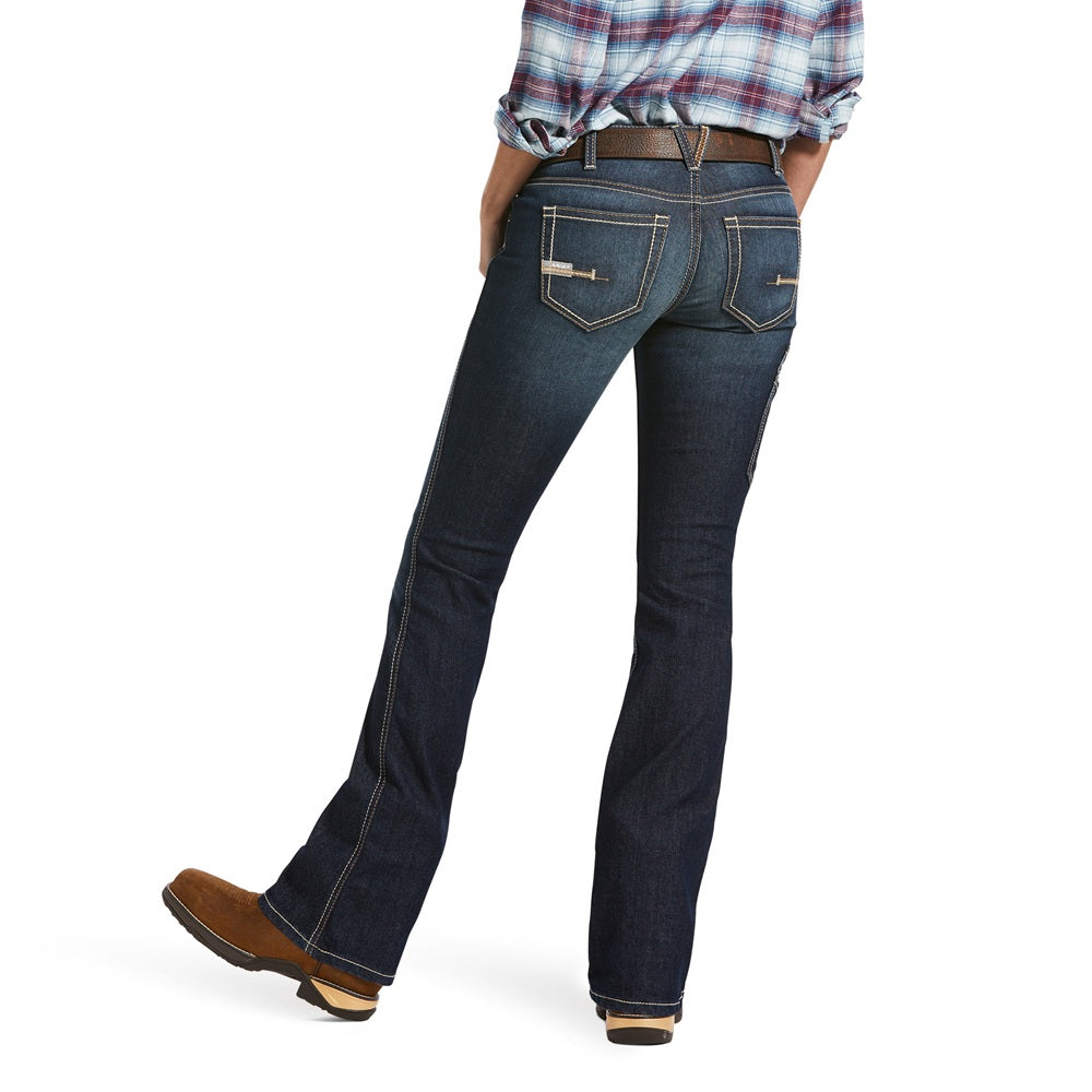 Ariat Womens Jeans| Rebar Riveter| Mid Rise Boot Cut | Long Leg
