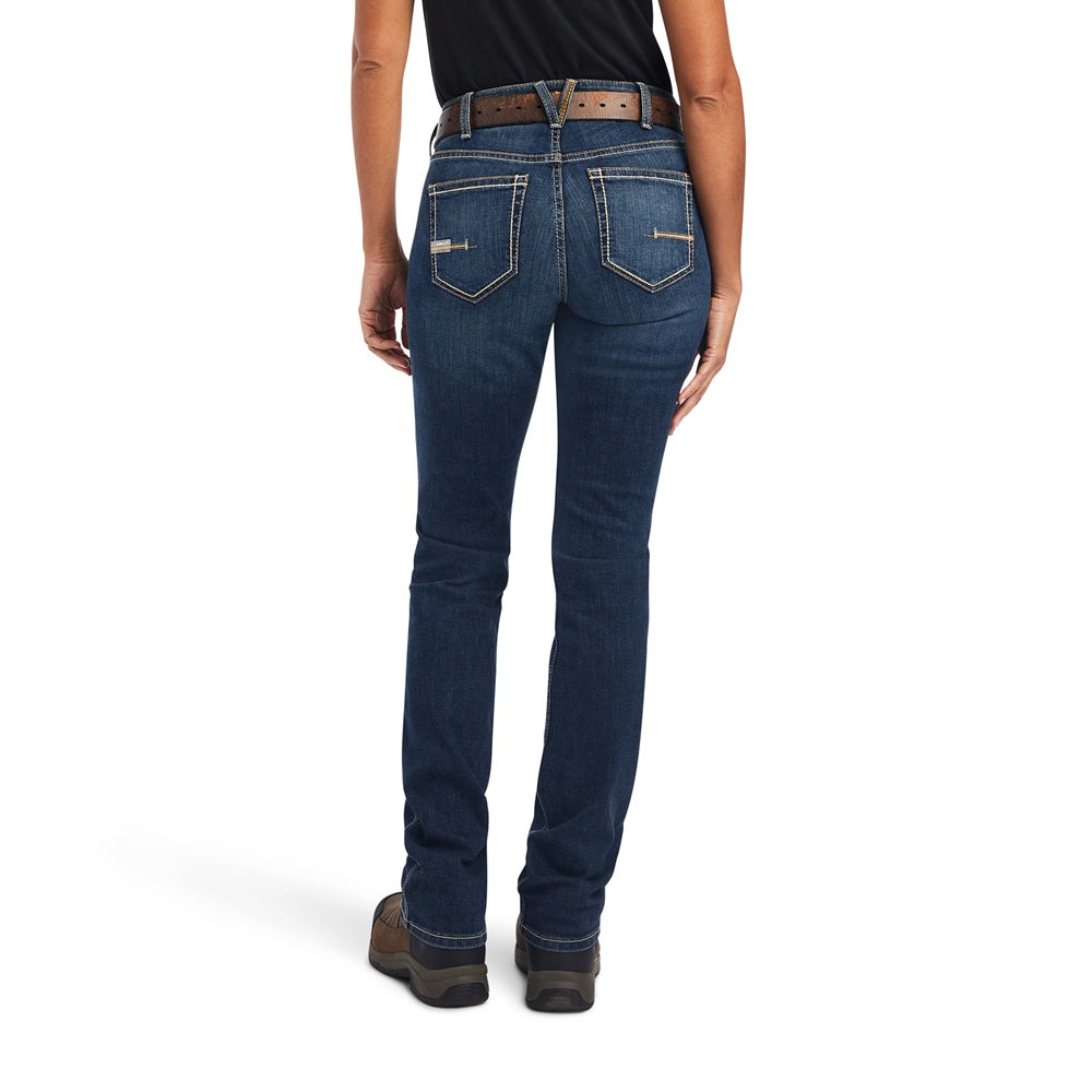 Ariat Womens Rebar Jeans | Work Flex Straight Leg | Riveter Atlanta | Short Leg
