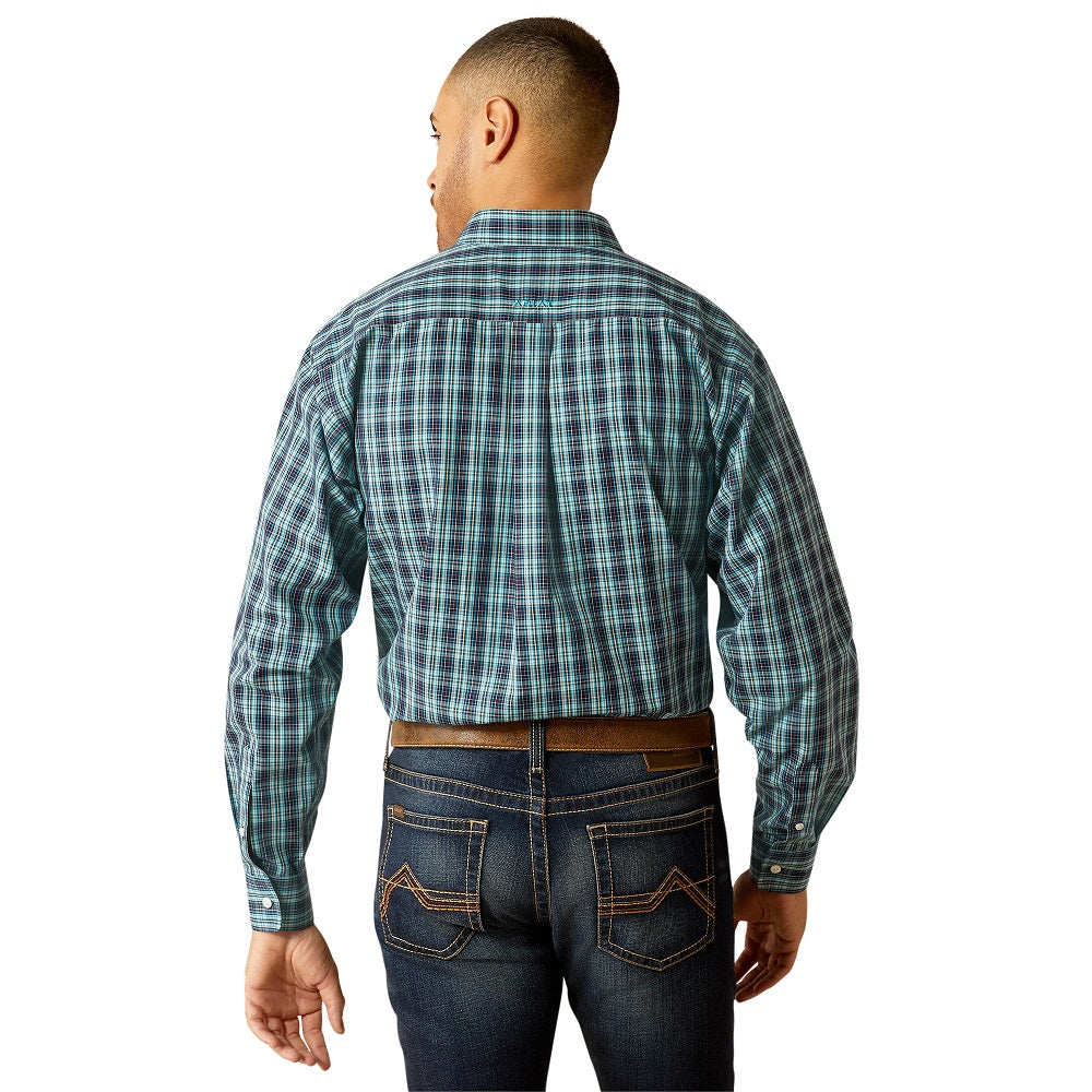 Ariat Mens Shirt | Wrinkle Free Gibson | Dark Teal