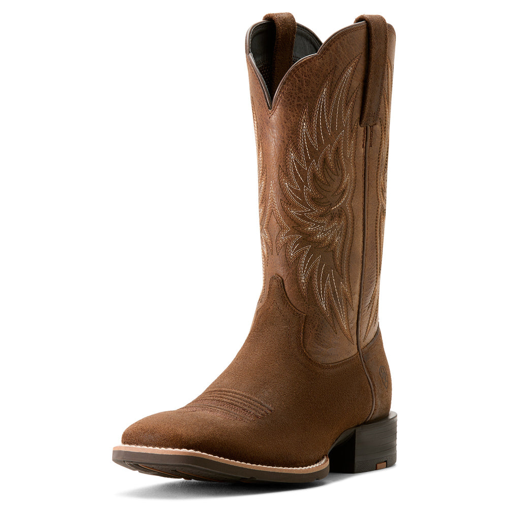 Ariat Mens Western Boots | Sport Rider | Aged Smokehouse / Vintage Oak