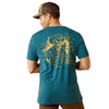 Ariat Mens T-Shirt | Played Out | Deep Sea Heather