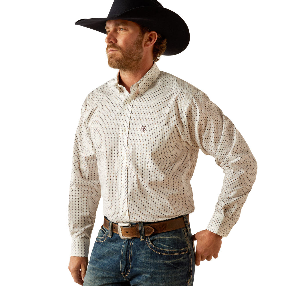 Ariat Mens Shirt | Izzy | Wrinkle Free | White